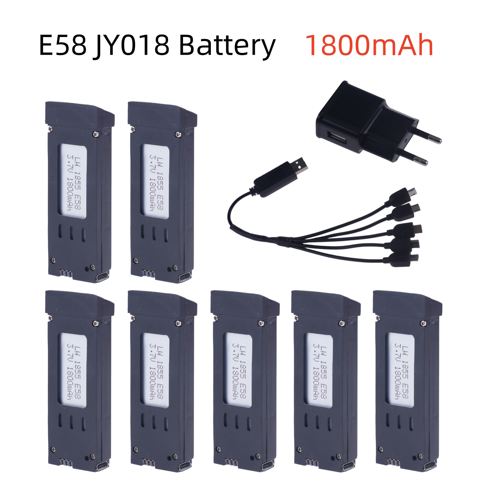 Eachine Drone E58 - 3.7V 1800mAh RC Drone lityum pil