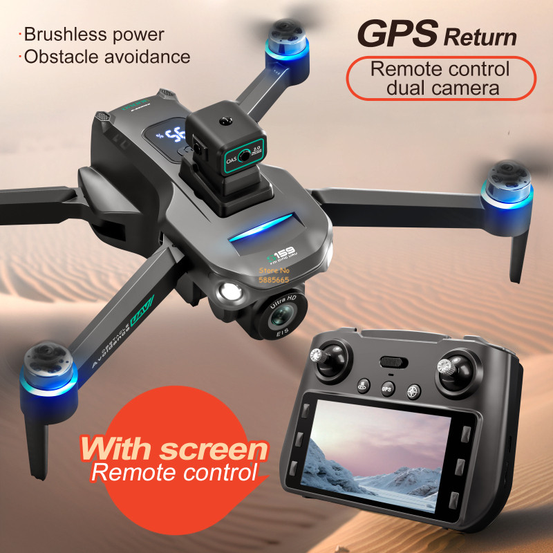 Drone Beacon Light - 8K Çift Kamera 5G WIFI FPV