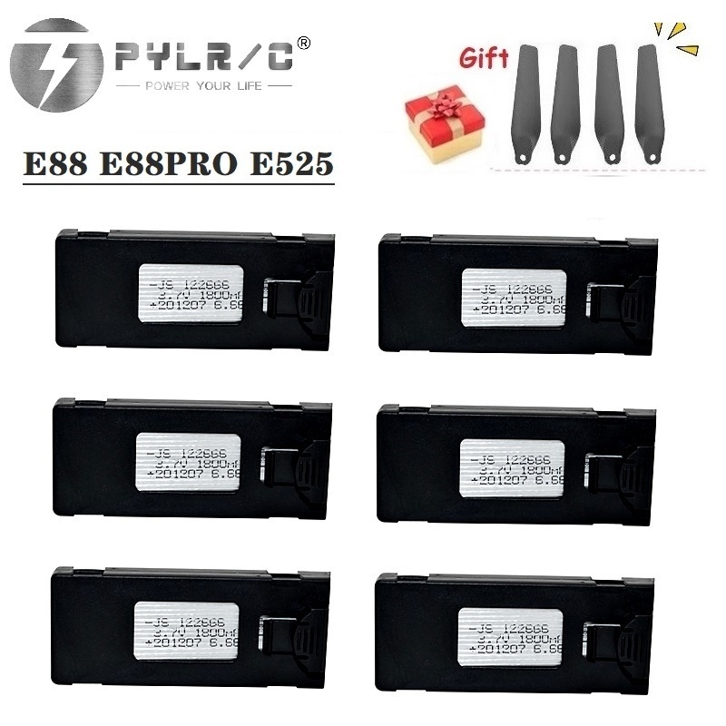 Eachine Drone E58 - 1/2/3/5/10 adet 3.7V 1800Mah RC drone