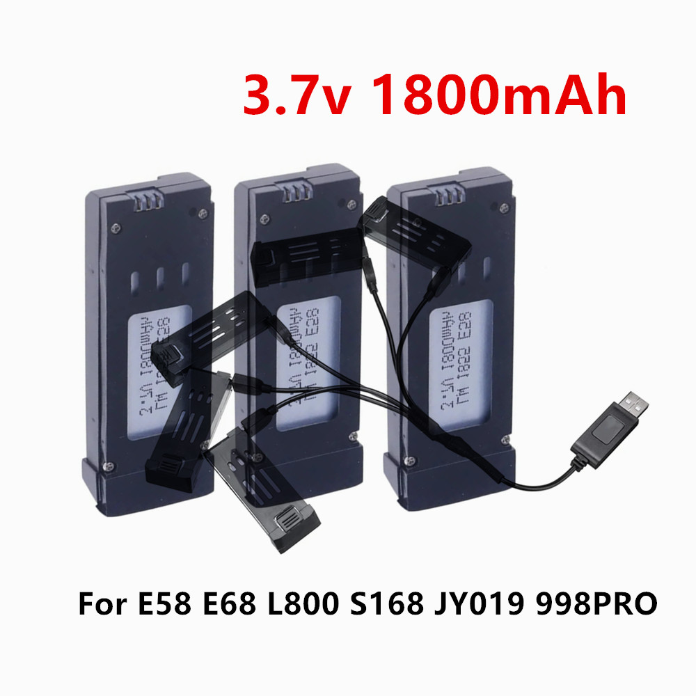 Eachine Drone E58 - 3.7V 1800mAh Drone Lityum Pil E58