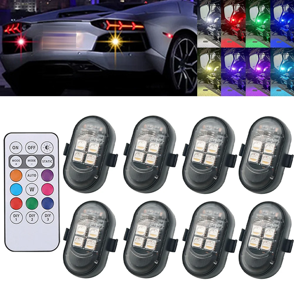 1-8 adet USB şarj edilebilir s - Drone Strobe Light incelemesi ve fiyatı