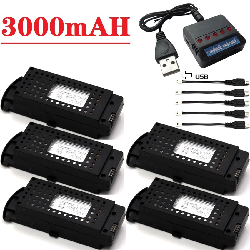 Q6 Drone Pil 3.7V 3000mAh G6 S - Eachine Drone E58 incelemesi ve fiyatı