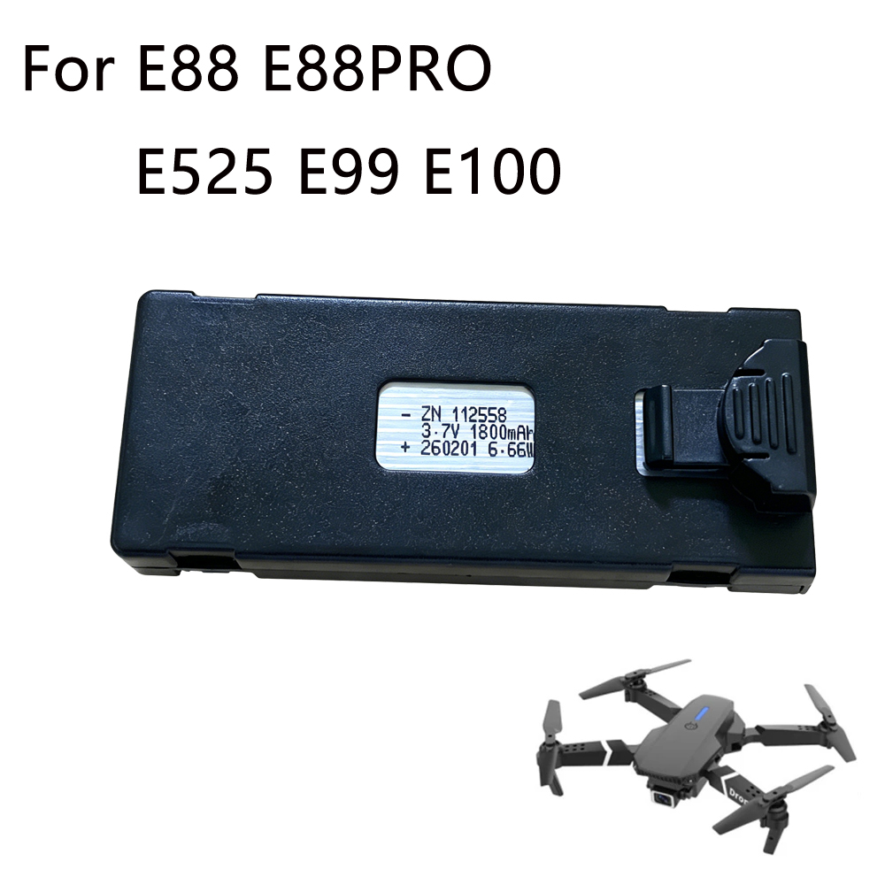 E88 drone pili 3.7V 1800mAh şa - Eachine Drone E58 incelemesi ve fiyatı