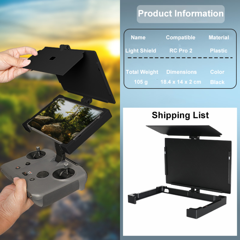 Yeni RC Pro 2 Güneşliği DJI Ma - Drone Sun Shade incelemesi ve fiyatı
