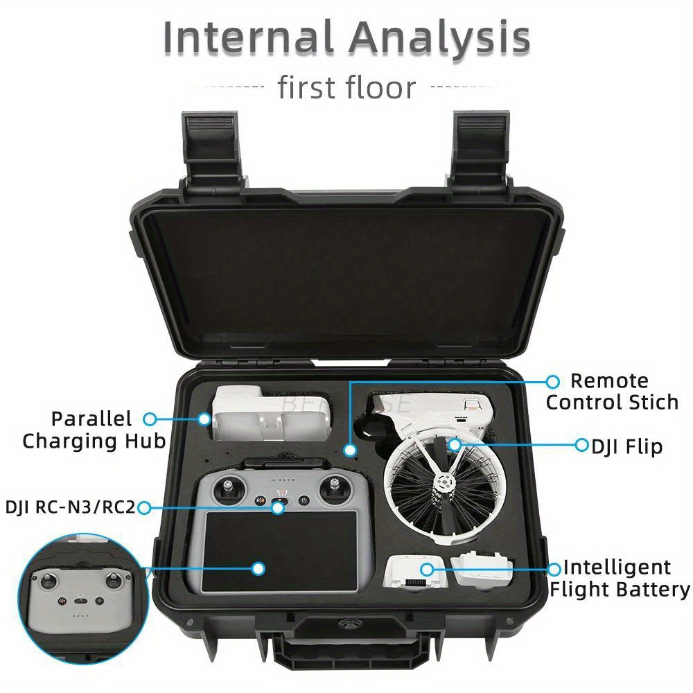DJI Flip için Sert Kabuklu Sak - Drone Hard Shell Case incelemesi ve fiyatı