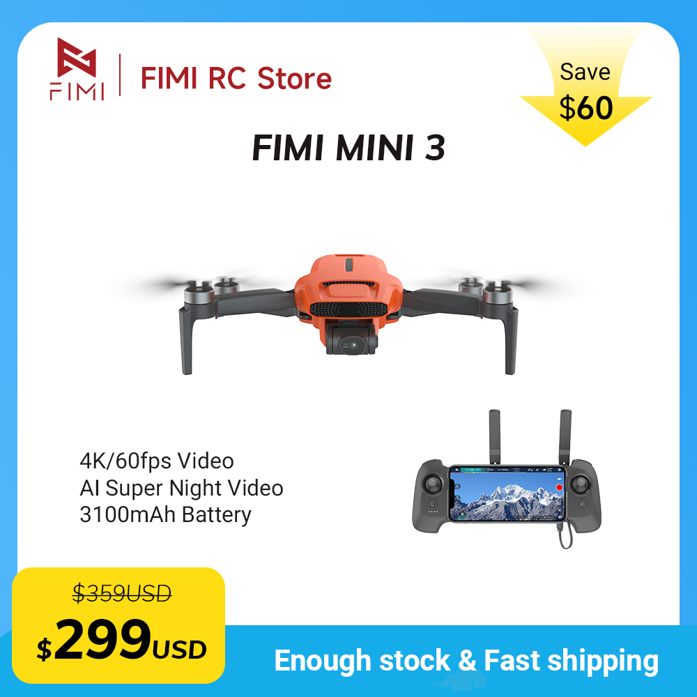 FIMI MINI 3 Kamera Drone 4K 60 - Drone Remote Controller Lanyard incelemesi ve fiyatı