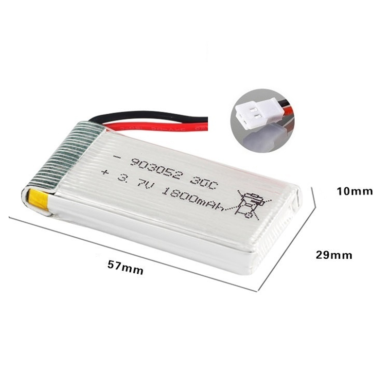 Yükseltme 3.7v 1800mAh Lipo Pi - Eachine Drone E58 incelemesi ve fiyatı